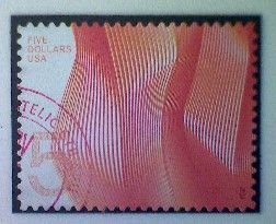United States, Scott #4719, used(o), 2012, Waves, $5, light and dark orange
