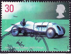 GREAT BRITAIN 1998 QEII 30p Multicoloured, Land Speed Records-John G. Parry T...