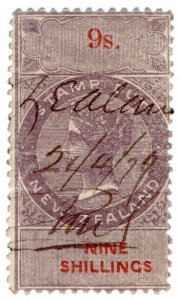 (I.B) New Zealand Revenue : Stamp Duty 9/-