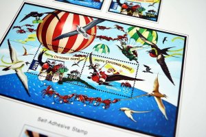 COLOR PRINTED CHRISTMAS ISLAND 2011-2020 STAMP ALBUM PAGES (55 illustr. pages)