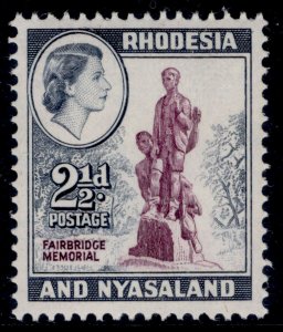 RHODESIA & NYASALAND QEII SG21, 2½d purple & grey-blue, NH MINT.