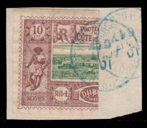 MOMEN: FRENCH SOMALI COAST SC # 31a BISECT USED LOT #69082*