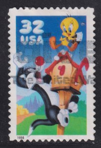 United States 3204a Sylvester & Tweety Bird 1998