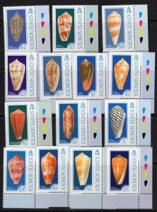 Thematic stamps SOLOMON IS 2006 CONE SHELLS DEFS 1202/15 (14v) mint