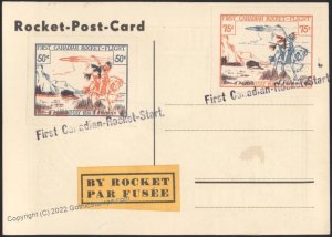 USA Canada 1936 New York Philatelic Exhibition Flight Rocket Mail Cover G109347