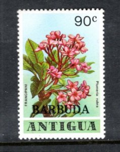 ANTIGUA  521 MNH VF Flowers - Frangipani w Barbuda overprint