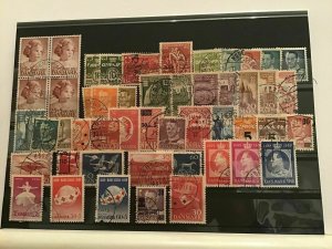 Denmark used mixed  old stamps  R22383