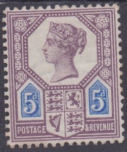 GREAT BRITAIN 1887 QV JUBILEE 5D