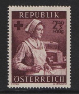 Austria #B293  MNH  1954 health service fund  2.40s