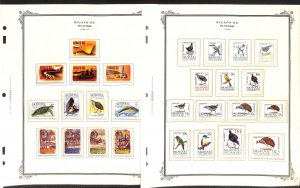 Tonga Niuafo'ou Tin Can Island Stamp Collection on 35 Scott Specialty Pages (BA)
