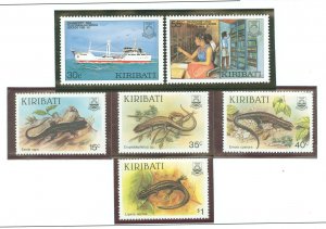 Kiribati #485-486/491-494  Single (Complete Set)