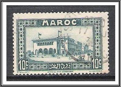 French Morocco #128 Post Office Used