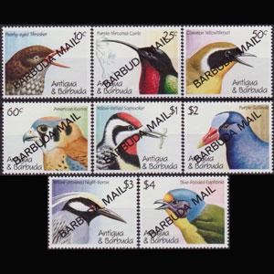 BARBUDA 1991 - Scott# 1178-85 Birds Set of 8 NH