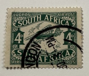 South Africa 1929 Airnail Post C5 used