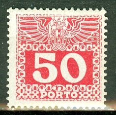 Austria J43 MNH CV $87.50