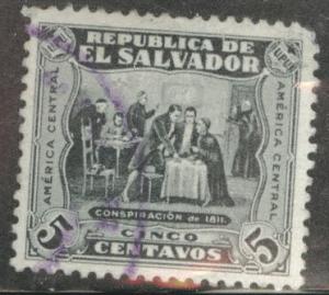 El Salvador Scott 498 Used stamp from 1924-25 set