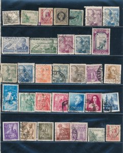 D386827 Spain Nice selection of VFU Used stamps