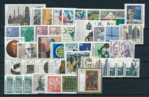 West Germany Bundespost 1987 Complete Year Set  MNH