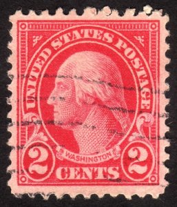 1923, US 2c, Washington, Used, Sc 554