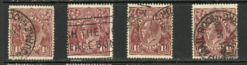 Australia 24 Used (With Perfins) (You Pick)