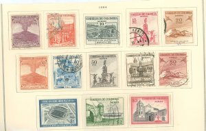 Colombia #C239-C251 Used