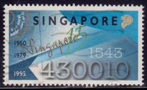 Singapore, 1995, New Zip Codes, for Local Addresses, 20c, sc#727, used