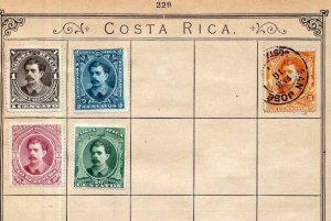 Canada S.America Caribbean P.Rico Early M&U on Old Pages(90+Items)(Mzt389 