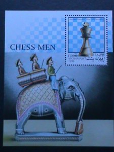 AFGHANISTAN-1999 WORLD CHESS CHAMPIONSHIP S/S MNH  VF WE SHIP TO WORLDWIDE