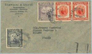 67230 -  PARAGUAY - Postal History -  ADVERTISING COVER to  ITALY 1949 - BOAT