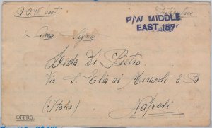 55989 - EEGYPT / WWII - POSTAL HISTORY: COVER from P.W. 1943 MIDDLE EAST 157-