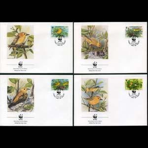 BARBADOS 1991 - FDC-WWF Birds Set of 4