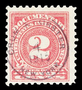 Scott R197 2c SLW Documentary Revenue Used F-VF Great Cancel!