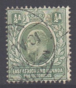 KUT British East Africa Scott 17 - SG17, 1904 Edward VII 1/2a used