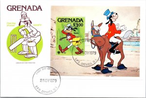 Grenada FDC 1979 - Goofy, Walt Disney - Single - F65012