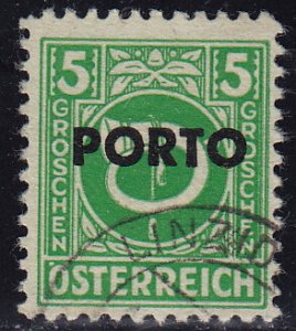 Austria - 1946 - Scott #J190 - used - Overprint