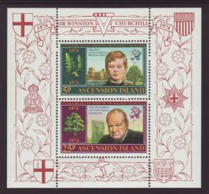 Ascension 182a Churchill Souvenir Sheet MNH VF