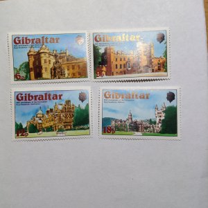 Gibraltar  #  365-68  MNH