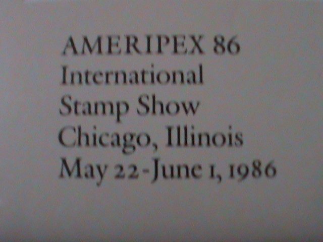 UNITED STATES-SC#2218 AMERIPEX'86 INTEL. STAMP SHOW-U.S PRESIDENTS-III MNH