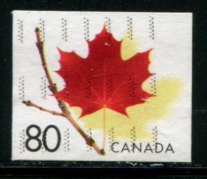 2013 Canada 80c Red Maple Leaf, used cv $0.45