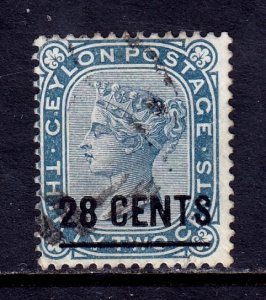 Ceylon - Scott #127 - Used - SCV $2.75