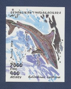 MALAGASY - Scott 1287 - MNH S/S - Fish, Shark,  1993