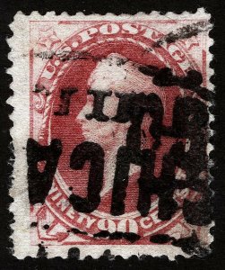 US Sc 191 Carmine 90¢ ABNCo Bold CHICAGO Cancel *Oak Lot