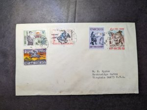 1972 South Vietnam Cover Saigon to Rockbridge Baths VA USA