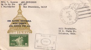 United States A.P.O.'s Soldier's Free Mail 1945 U.S. Army Postal Service, A.P...