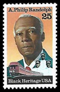 PCBstamps   US #2402 25c A.P. Randolph, Black Heritage, MNH, (48)