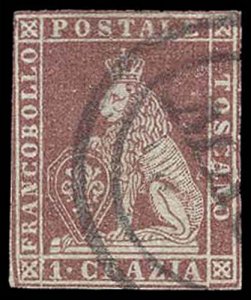 ITALIAN STATES- TUSCANY 12  Used (ID # 95993)