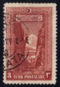 Turkey #639 Sakarya Gorge, used (0.25)