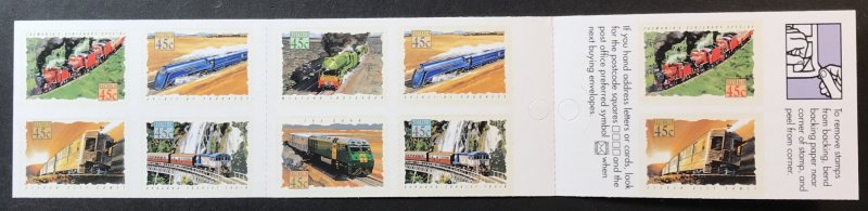 Australia 1335b booklet railways, transportation SCV  $12.00 Priced to Sell!