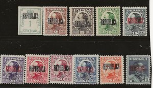 Spain 457-467 Set MNH