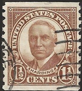 # 686 USED BROWN WARREN G. HARDING